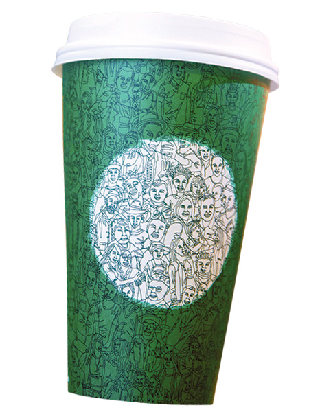 太田翔伍さんがデザインしたStarbucksのカップ