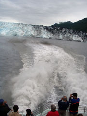 アラスカ観光　氷河