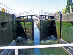 バラードの水門の正式名称はHiram M.Chittenden Locks