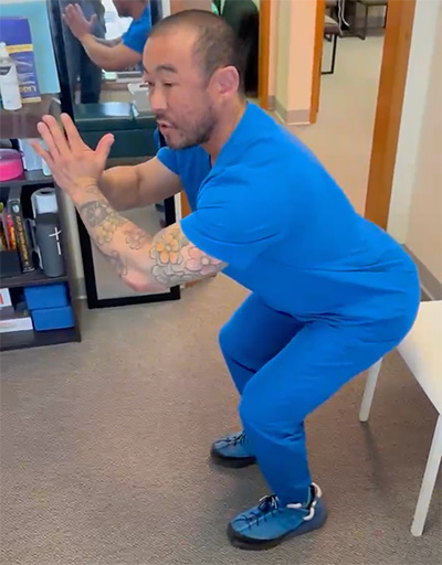 青山惠一先生 スクワット