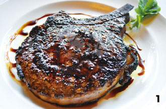 シアトル　アメリカ料理レストラン　キャピタル・グリル　牛肉料理