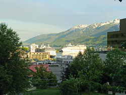 アラスカ・ジュノーの夕景