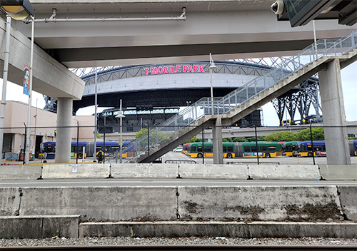 ライトレールのスタジアム駅
