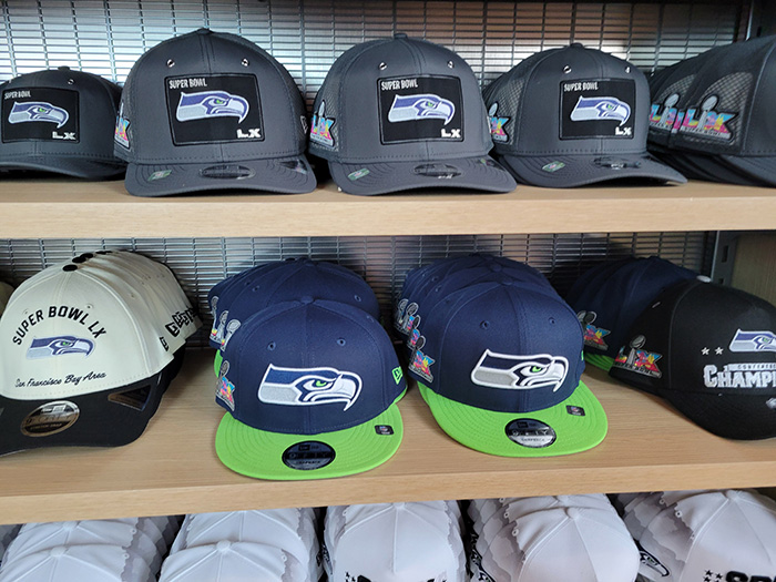 シアトル・シーホークスのキャップ