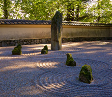 ポートランド日本庭園の石庭