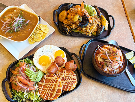 シーフード・ライス、魚介のシチューなどおすすめのメニュー