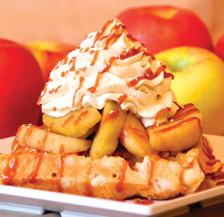 Hot Apple Pie Waffle