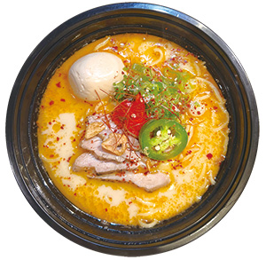 ３種のチリを使ったラーメン