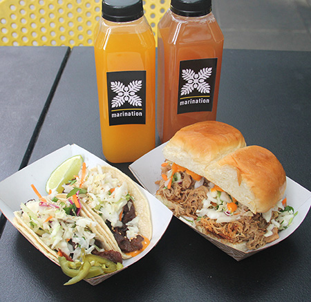 タコスとスライダー