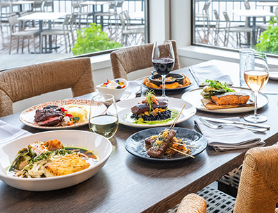 ステーキや串焼き