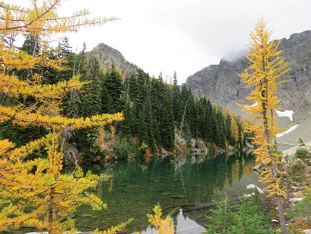 Blue lake