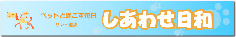 ペットと過ごす毎日　しあわせ日和