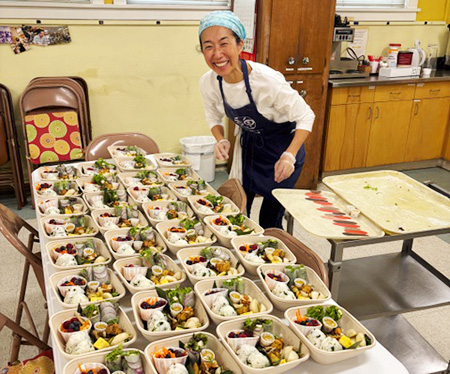 憩いの会　シェフ　モルストロム直美さん