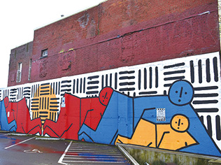 Street Art in the Central Eastside Industrial Area