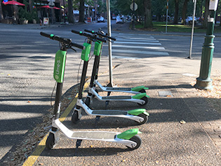 Shared Electric Scooters