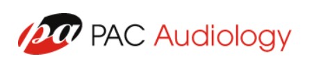 PAC Audiology／PAC オーディオロジー（真宮杏奈）ロゴ